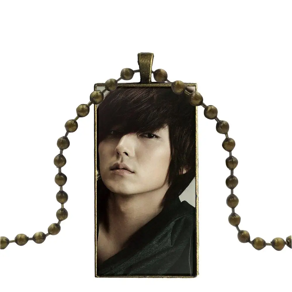 Женское колье с подвеской Lee Joon Gi прямоугольные ожерелья ювелирные