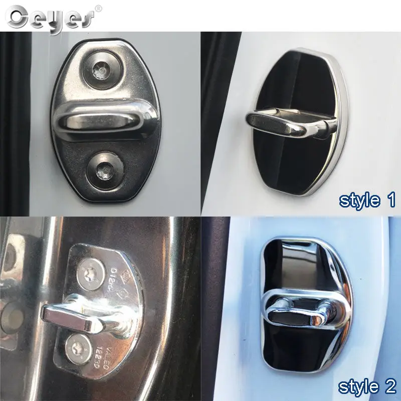 Ceyes Автомобильный Дверной замок защитный чехол для Volkswagen Golf 4 5 6 7 Polo Passat B5 B6 B7 VW Touran T5 MK6 Авто Oem аксессуары