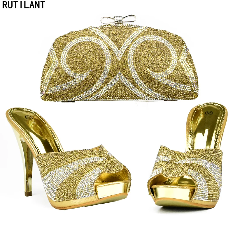 Italian Matching Shoe and Bag Set Shoe and Bag Set for Party In Women