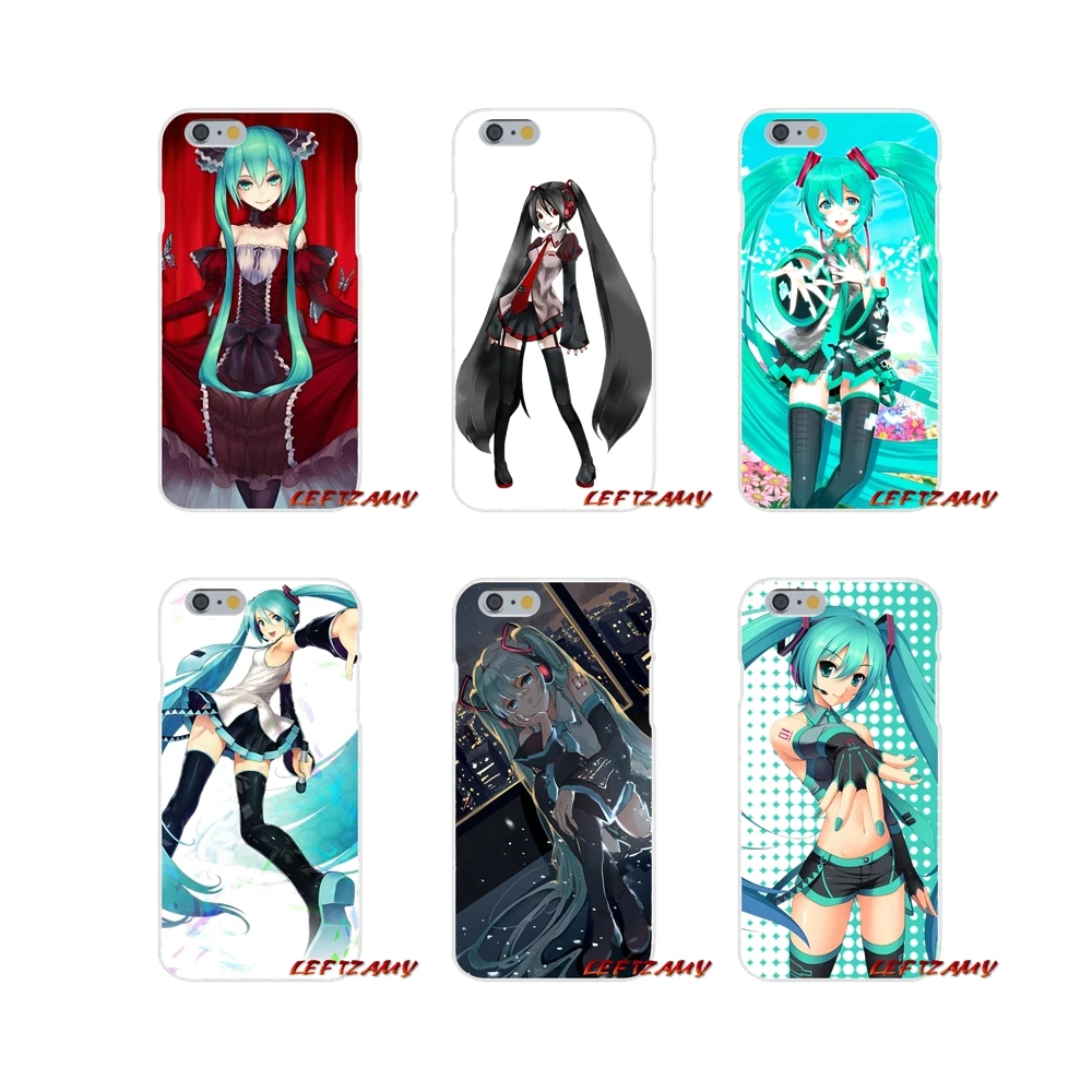 Для Samsung Galaxy S3 S4 S5 MINI S6 S7 edge S8 S9 Plus Note 2 3 4 5 8 Vocaloid Miku Hatsune аксессуары чехлы для