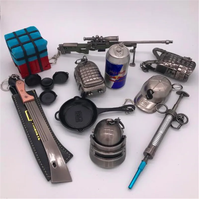 

Game PUBG AWM M24 98K ALL Model Playerunknown's Battlegrounds Cosplay Costumes Props Alloy Armor Key Chain Keychain