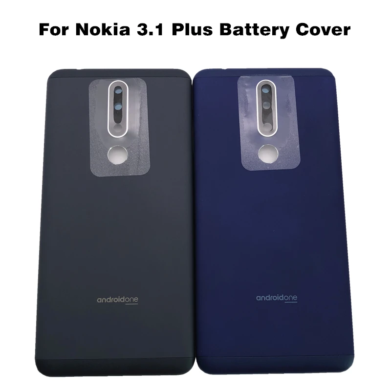 Оригинальный новый корпус мобильного телефона для Nokia 3 1 plus запасная часть задняя