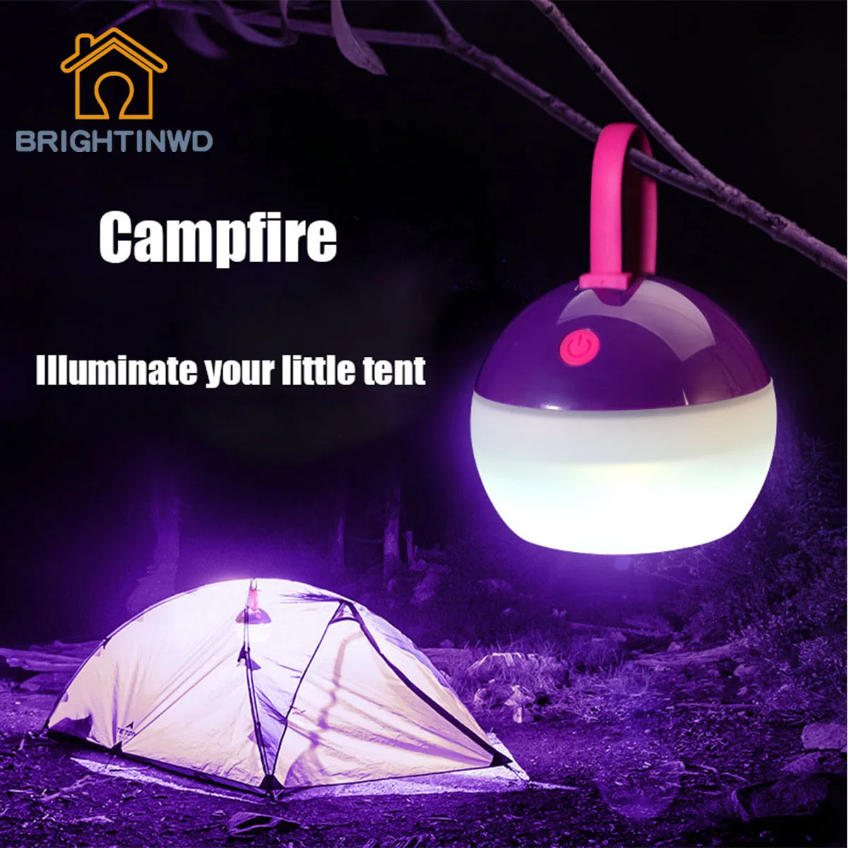 

Outdoor Camping Lamp LED Lamp Waterproof Sports Outdoor Goods Hiking Camping Lamp USB Charging