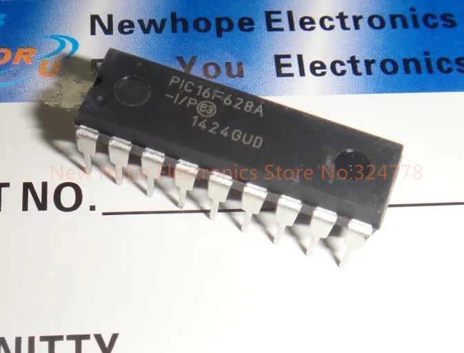 

PIC16F628A-I/P PIC16F628A New and original IC MCU FLASH 2KX14 EEPROM 18DIP