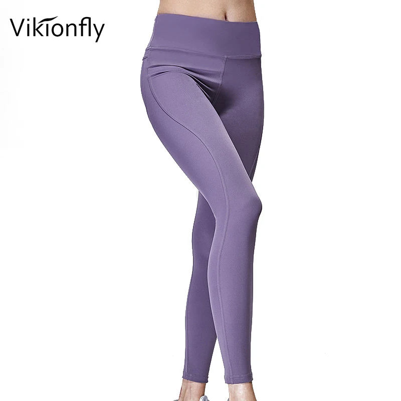 Vikionfly Sexy Booty леггинсы для фитнеса Для женщин штаны или йоги Высокая Талия пуш ап