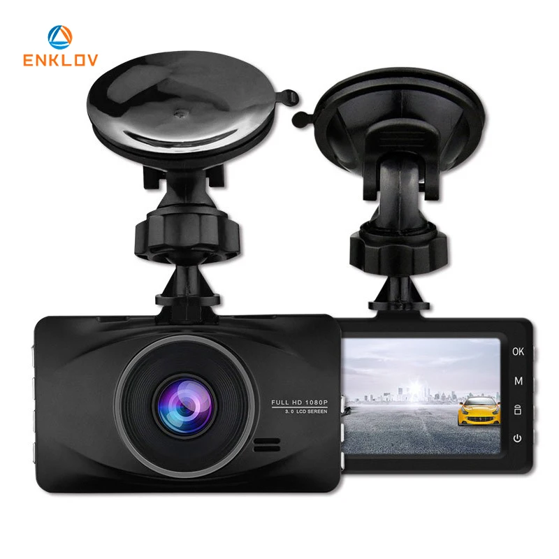 

ENKLOV 3 Inch LCD Screen Dash Cam FHD Night Vision 1080P Car Dvr 170 Degree Wide Angle Dashcam Night Vision Car Camera