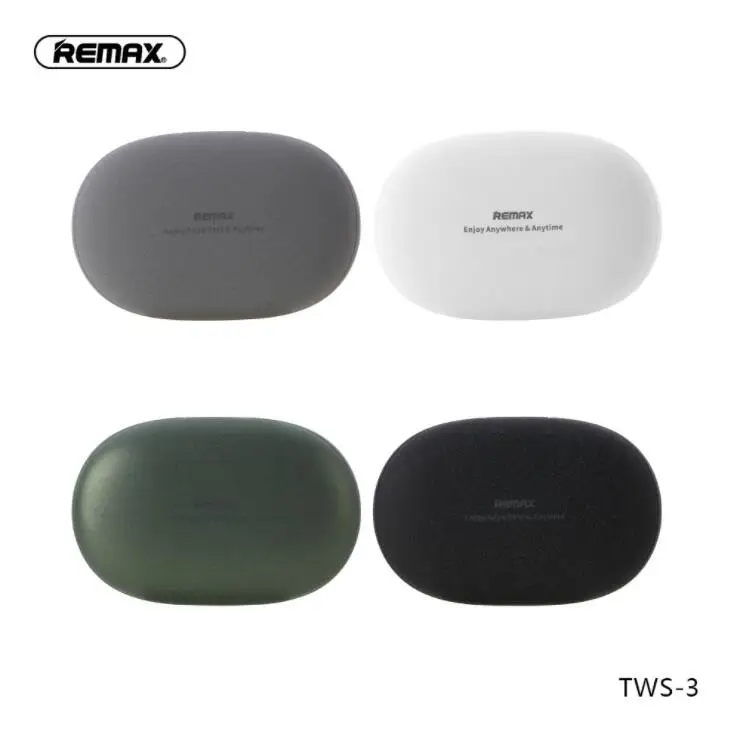 Remax TWS 3 беспроводная гарнитура Bluetooth наушники близнецы с зарядным боксом 2000 мАч
