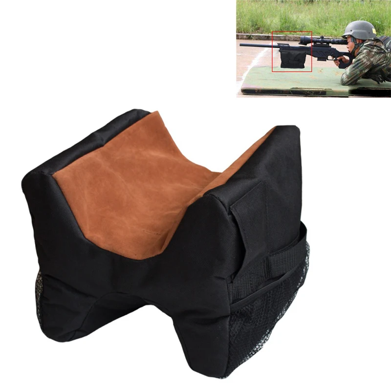 Portable Front & Rear Rifle Target Tactical Bench Shooting Rear Gun Rest Bag Set Unfilled Stand Gun Accessories