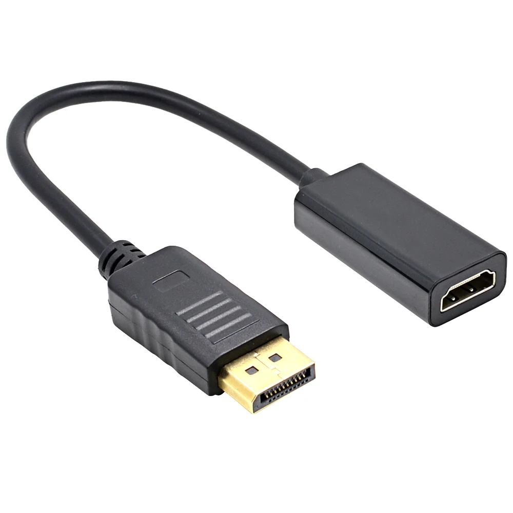 Для портативных ПК мужчин и женщин DP к HDMI кабель для монитора порты разъёмы 1080 P HDMI конвертер