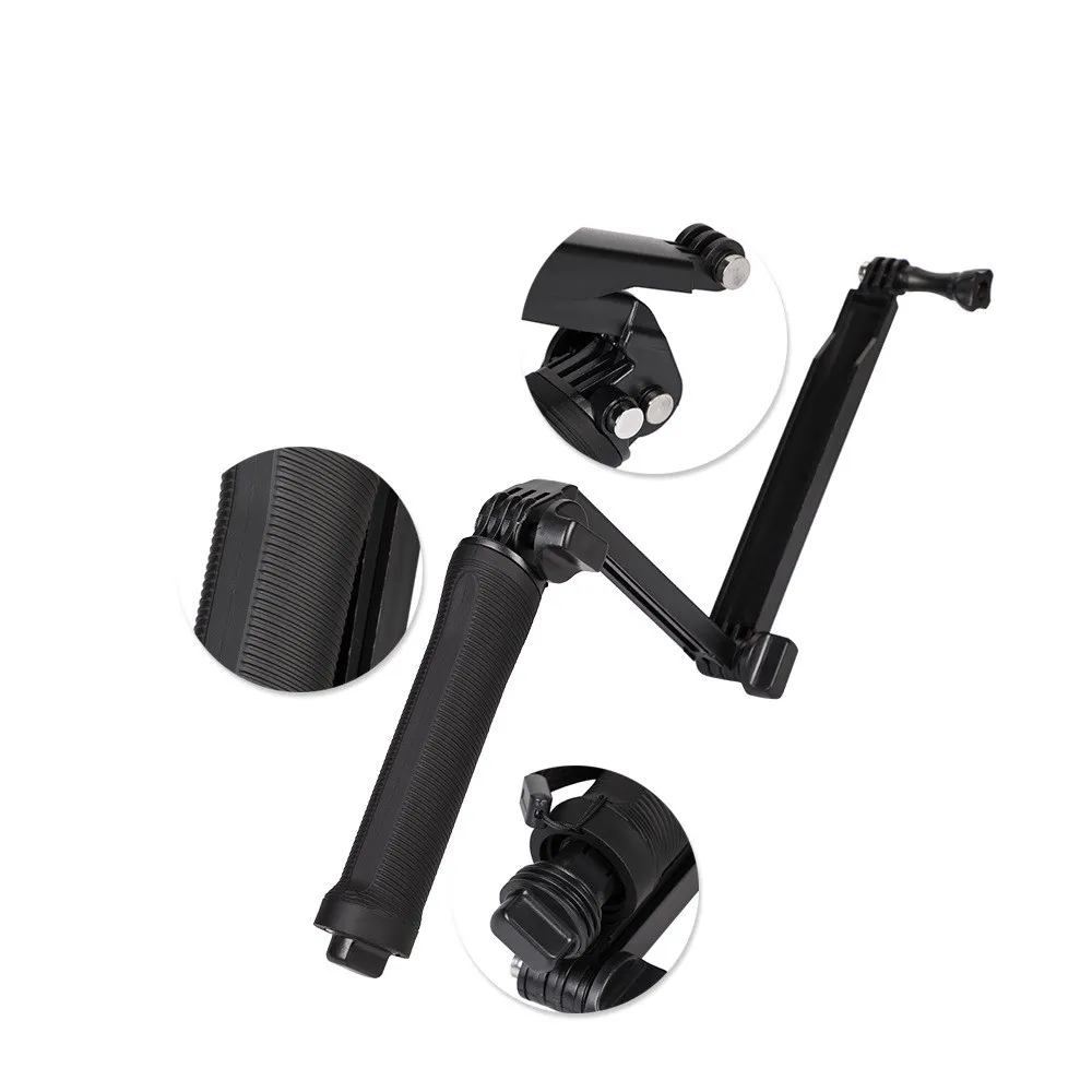 Многофункциональный штатив Go pro аксессуары 3 сторонний монопод регулируемый