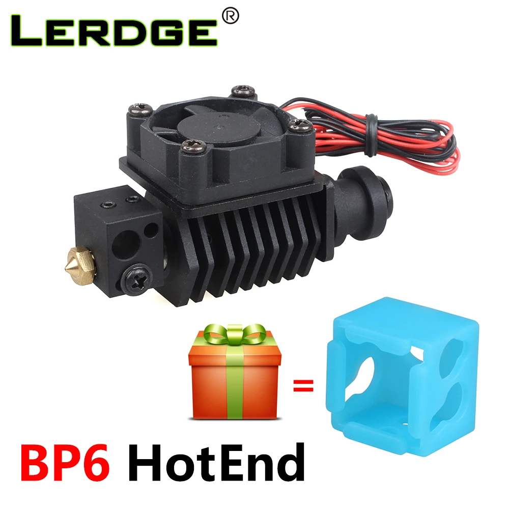 LERDGE 3D طابعة BP6 Hotend عدة J-رئيس الطارد أجزاء 0.4mm 1.75mm فوهة عالية درجة الحرارة و الحرارة المنخفضة استبدال V6 اكسسوارات