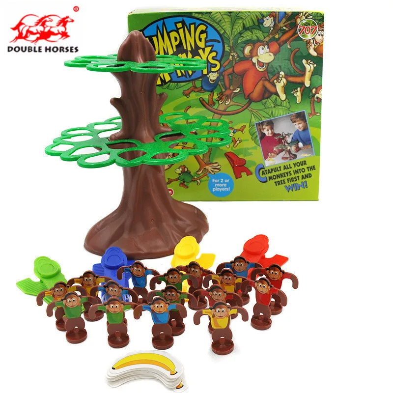 

Children's desktop games happy jump monkey interaction intellectual development brain toy Exercise Parent-child interactive Game