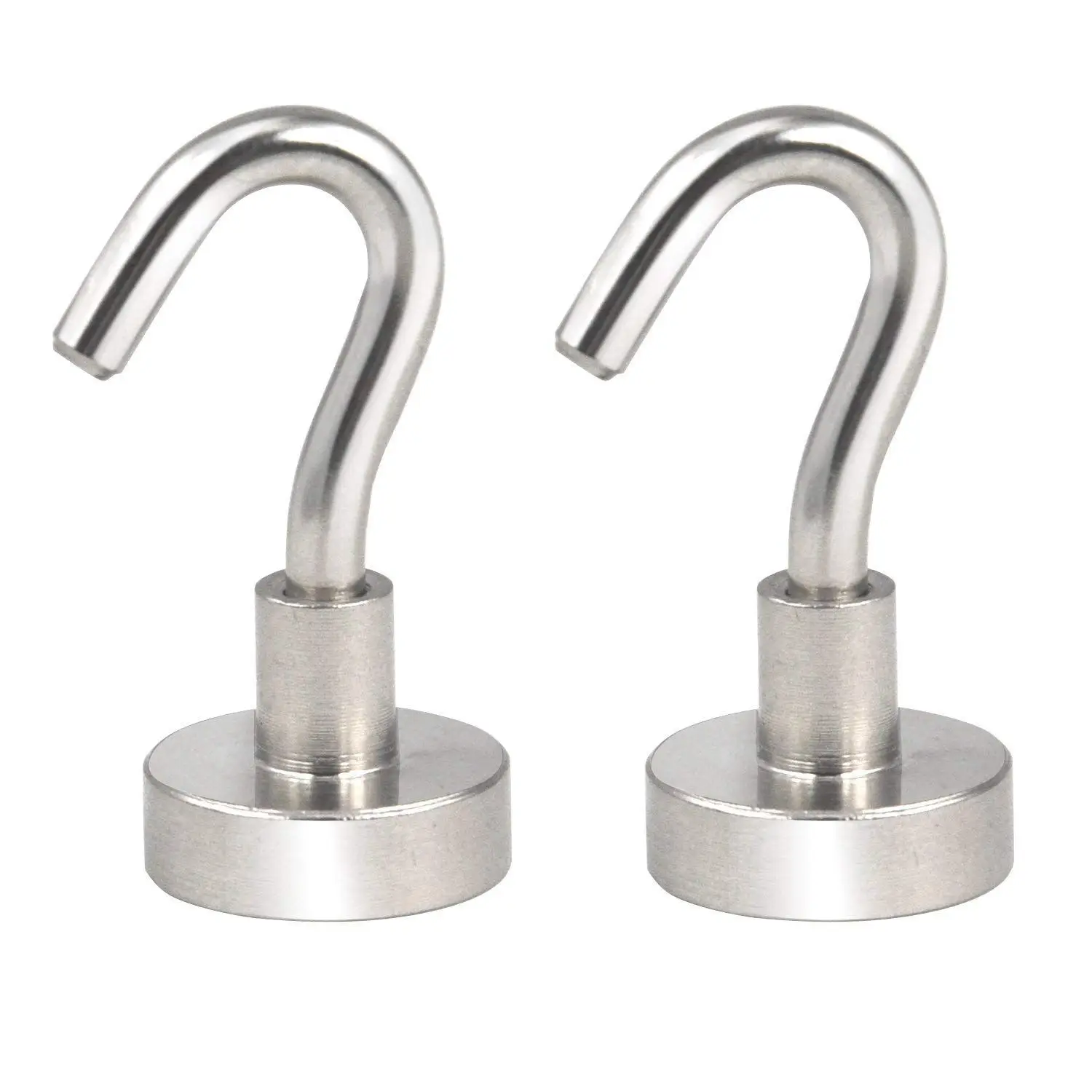 Magnetic Hooks - Holds Up To 500g Strong Magnets 2 pcs |