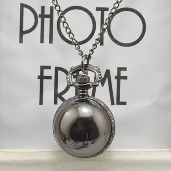 Vintage Antique Round Dial Quartz Pocket Watch Necklace Pendant Clock for Mens Womens Best Birthday Gifts antique small pocket watch uk tower bridge carving slim necklace landmark souvenir clock retro mini pendant gifts for friends