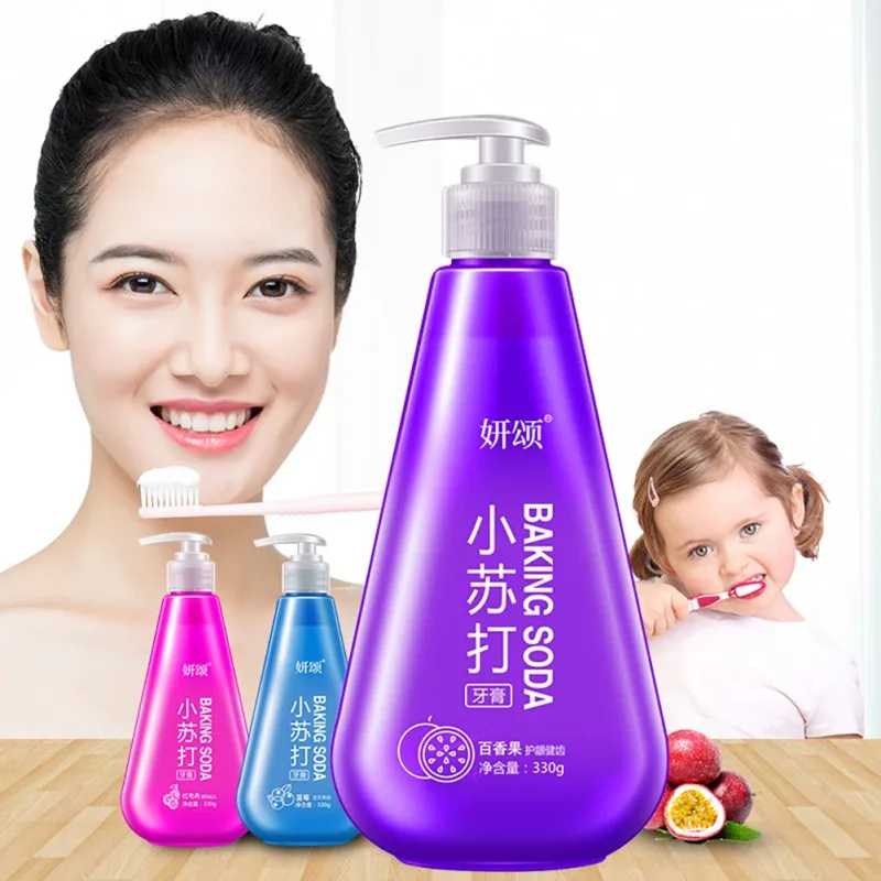 

330g Magical Pressed Baking Soda Toothpaste Oral Hygiene Teeth Care Teeth Whitening Cleaning Blueberry Toothpaste
