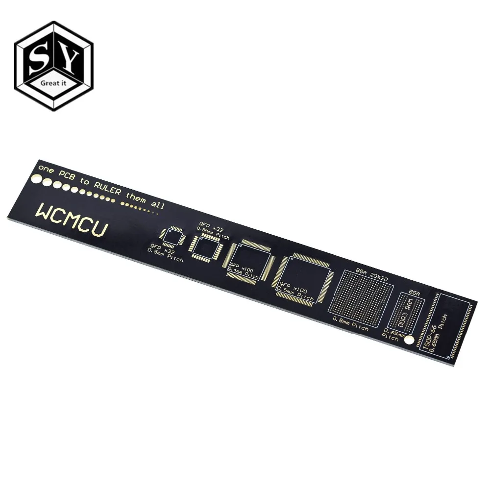 PCB Ruler v2 6 "für Elektronik Ingenieure Fans HOT G2X4 Geeks Makers PCB Ruler v2 6 "für Elektronik Ingenieure Fans HOT G2X4 Geeks Makers
