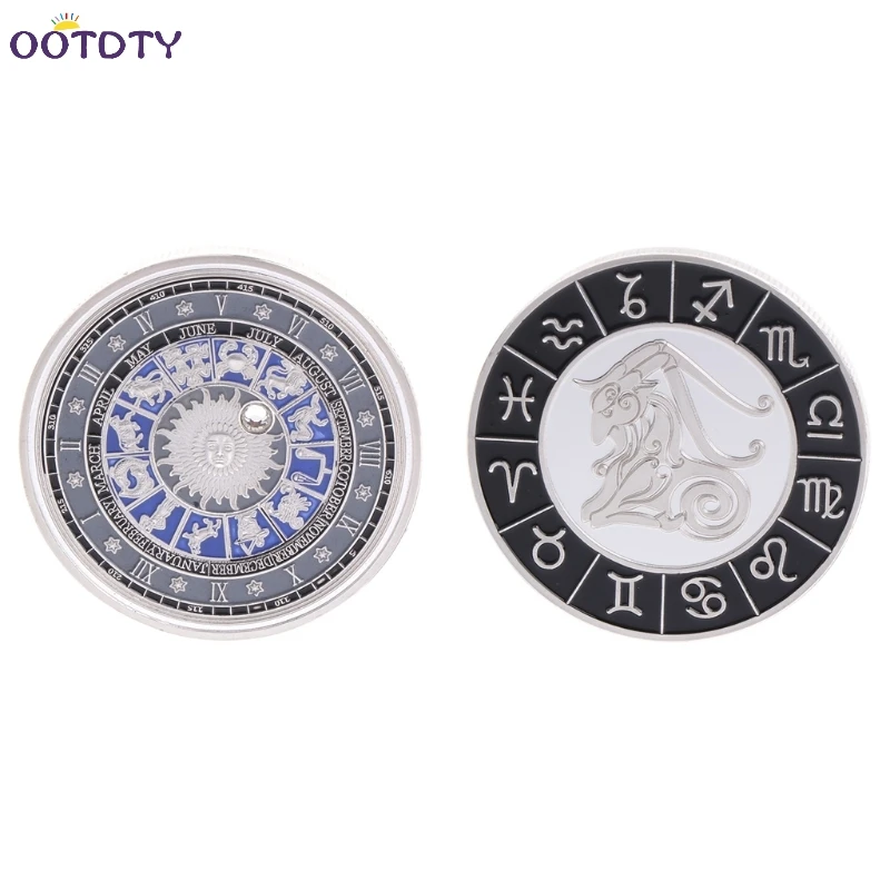 

Commemorative Coin Plated Silver Constellation Capricornus Souvenir Collection