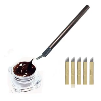 

1 Set 3D Permanent Eyebrow Tattoo Practice Kit/set Microbladings Pen Tattoo Pigment Makeup Beauty Tools