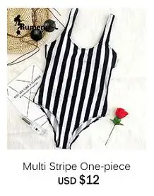 Multi Stripe One-piece 12-R103