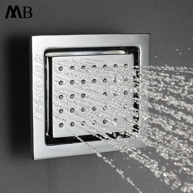 100mm Shower Spray Jet Rainfall Shower Body Jets With Embedded Box