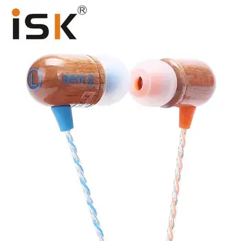 

ISK SEM8 In-ear earphone Professional Monitor earphones cherry wood Earphone Gaming Headsets Noise Isolation Stereo Deep Bass