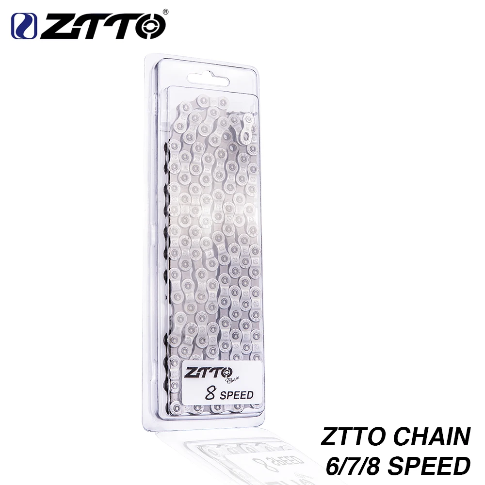 ZTTO 6 7 8 скоростная цепь MTB горный велосипед дорожный велосипед части высокого качества прочные цепи для частей системы K7