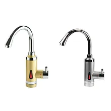 Экономьте электричество 20% безтанковое Отопление Электрический водонагреватель кран, 3 кВт кухонный Электрический смеситель для воды, J14625