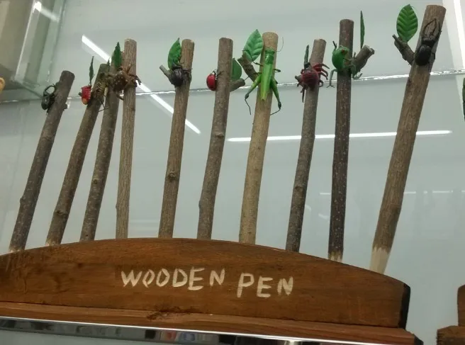 Eco-wooden ручка может быть настроены творческий завод отрасли ремесло ручка как подарок реклама использования в офисе / логос компаний, входящих