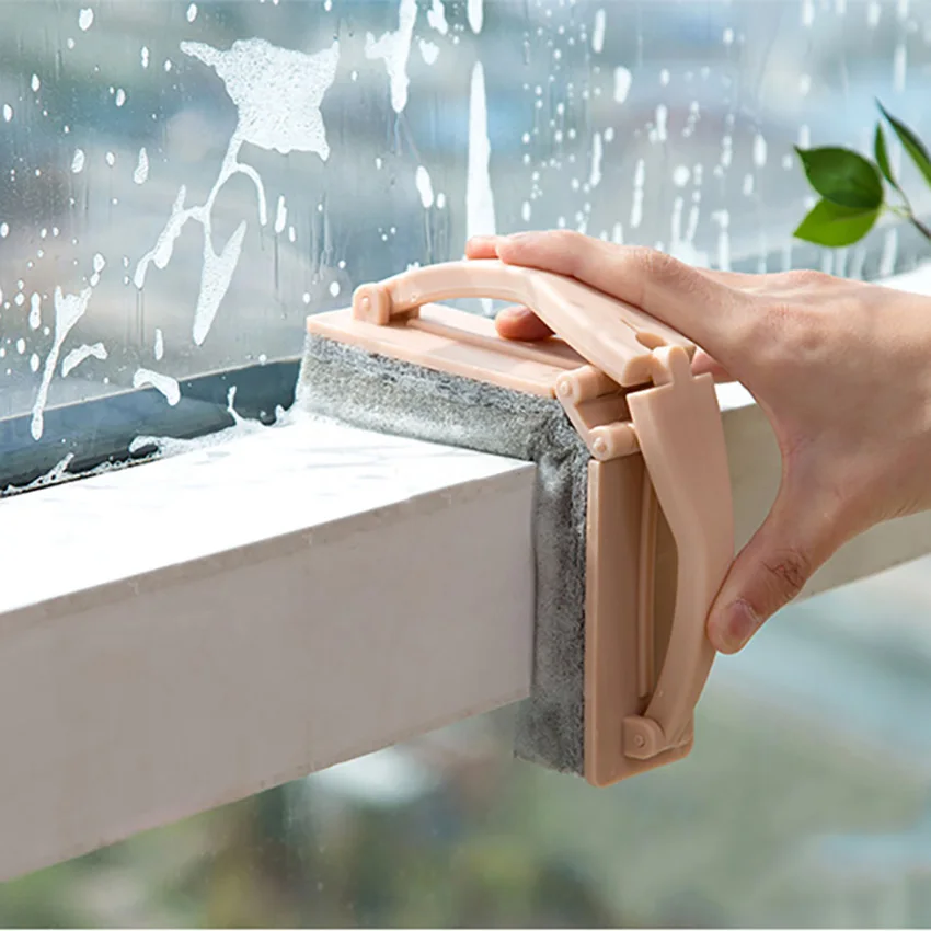 

Foldable Sponge Cleaning Brush Bathroom Bathtub Rub Cleaner Brushing Tool Ceramic Tile Floor Sink Handheld Brushes Kitchen