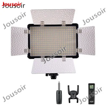 

Godox LED308C II Bi-Color 3300K-5600K LED Video Light Lamp for DV Camcorder Camera +Remote+Handle Grip & Barn Door CD50