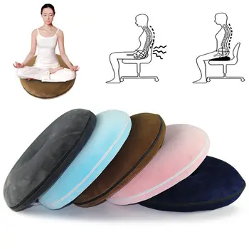

1pc Ring Donut Memory Cushion Foam Seat Car Chair Back Support Orthopedic Pillow Home Office Relieve