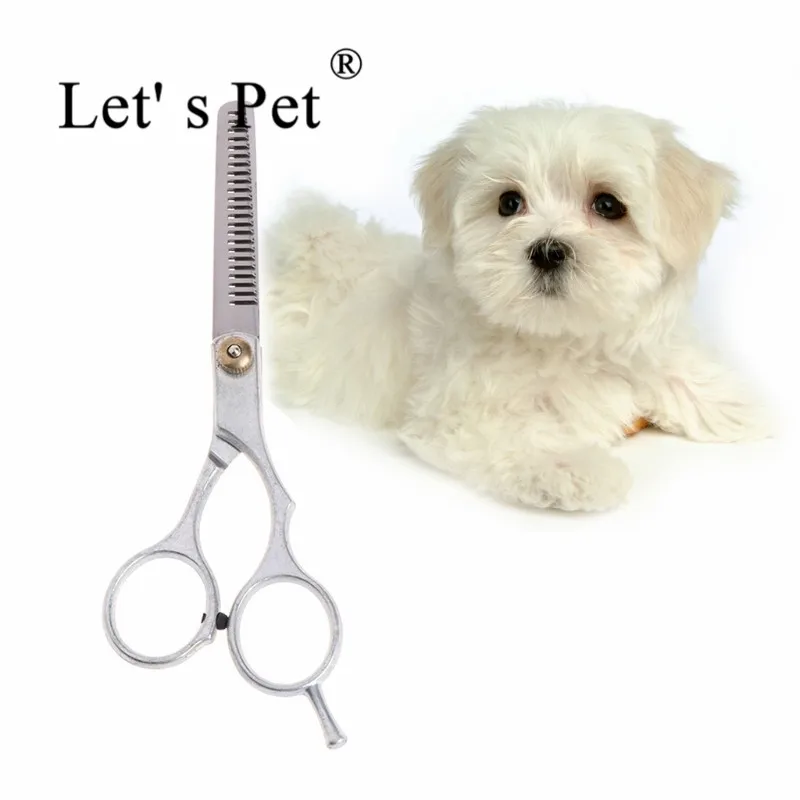 

Professional 15x6cm pet dog grooming thinning scissors toothed blade shears thinning rate For dog grooming 2017