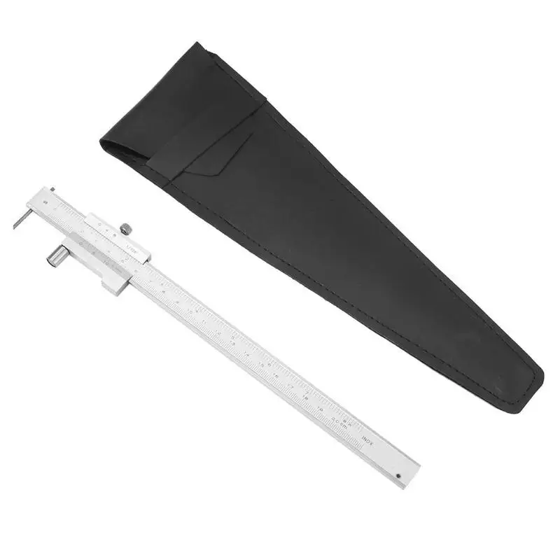 

0-200mm Stainless Steel Vernier Caliper Gauge Micrometer Parallel Line Marking Ruler Scriber Measuring Tool Metal Calipers
