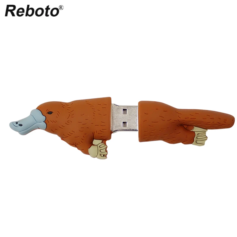 Retobo USB 2,0 мультяшный платипус USB флеш-накопитель 64 ГБ 32 ГБ флеш-накопитель Мини U диск 4 ГБ 8 ГБ 16 ГБ карта памяти