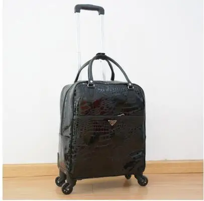 Брендовая женская сумка на колесиках 20 дюймов 22 дюймов, чемодан для путешествий, дорожная сумка на колесиках, чемодан для багажа, дорожная сумка на колесиках - Цвет: 22inch 4wheels