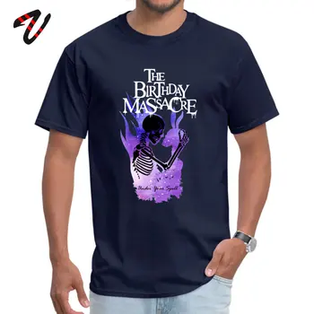 

Tops Shirt the birthday massacre T-Shirt Autumn Special Funny Nightmare Before Christmas Scorpion Crew Neck Men T-Shirt Funny