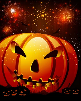 

VinylBDS Foto Halloween Party Background Photography Firework Photographic Background Kate Background Backdrop