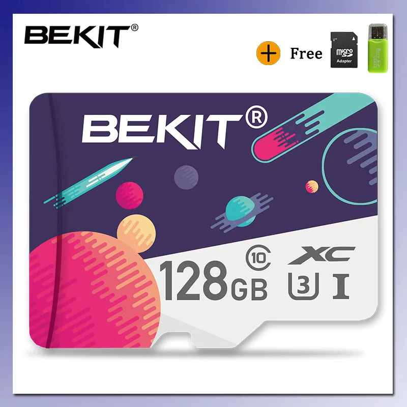 Bekit micro sd карта 128 ГБ 256 ГБ 32 ГБ 64 ГБ 16 ГБ 8 ГБ карта памяти micro sd карта SDXC SDHC класс 10 флэш-накопитель для камеры смартфона