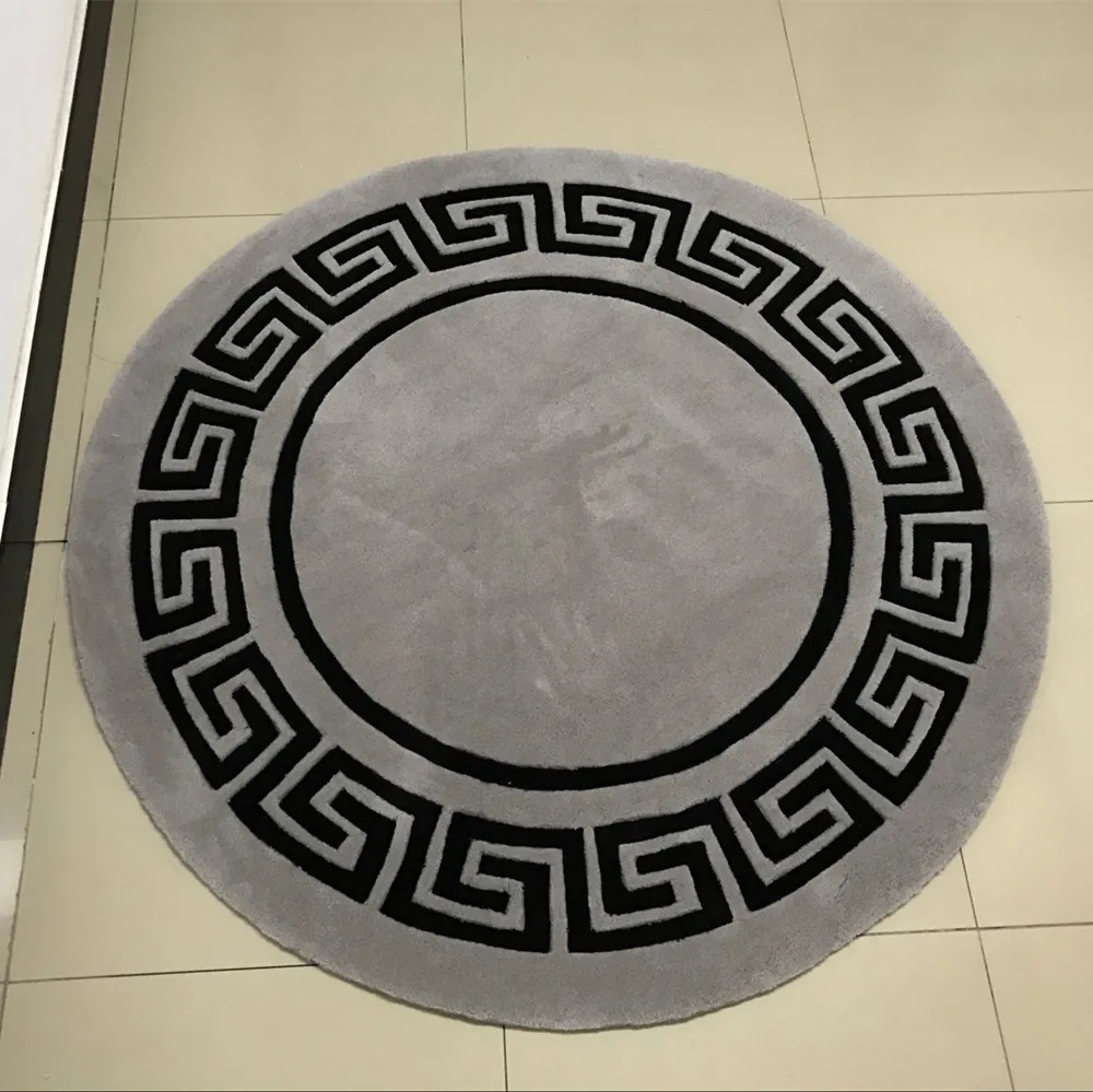

WINLIFE The Latest European Fashion Carpet, The Sitting Room The Bedroom Circular Rug, Contracted Acrylic Carpets.