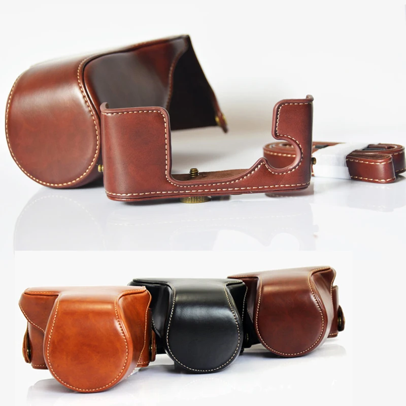 Camera bag for Fuji X A3 PU Leather case for FujiFilm FinePix X A1 X A2