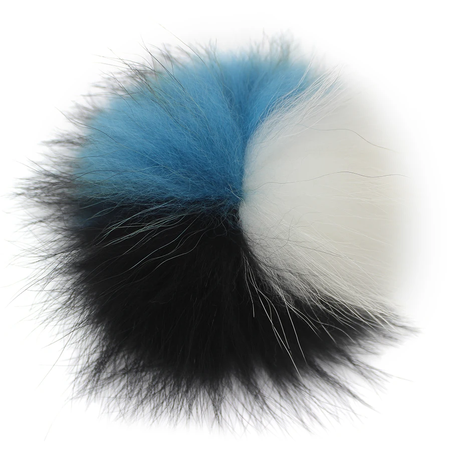 Gasoo Max Brand Children Scarf Winter Warm Knitted With 2 Pcs Colorful Detachable Pom Pom Real Raccoon Fur Pompom Baby Scarves