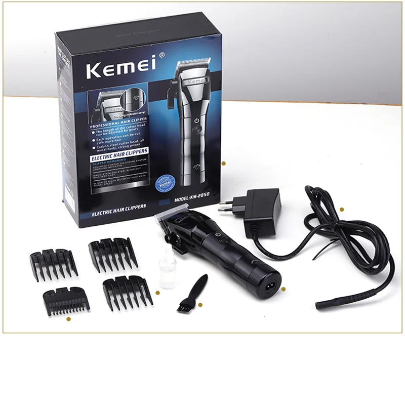 Профессиональная машинка для стрижки волос Kemei электрическая мощная