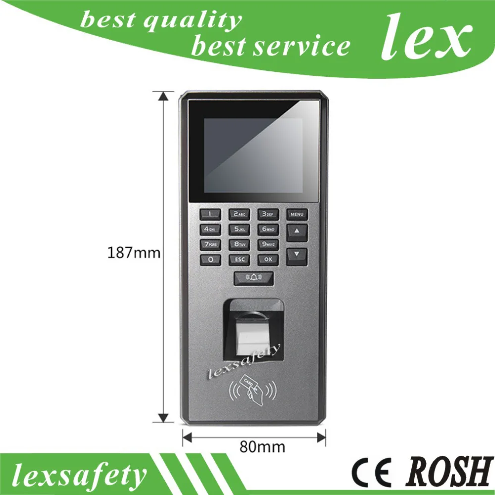 

TCP/IP or RS485 Door Access Controller with 13.56mhz MF RFID Card,Biometric finger Reader Fingerprint Access Control for door