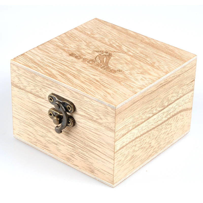 Бобо птица корпуса часов деревянном квадратном и круглые бамбука Коробки часы ювелирные изделия Подарочная коробка saat kutusu индивидуальный логотип