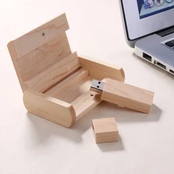 

Creative USB 3.0 Flash Drive 8/16GB Pen Drive U Disk Wooden Memory Stick