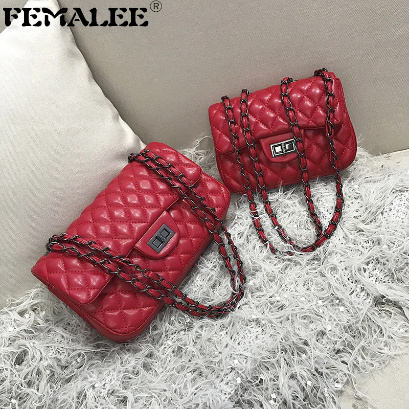Сумка мессенджер FEMALEE в американском стиле мини сумка с цепочкой|Сумки ручками| |