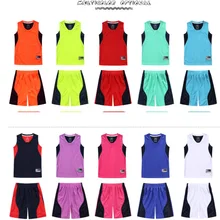 Комплект детской баскетбольной одежды из джерси и шорт, 9 цветов спортивная одежда для мальчиков, костюм с логотипом на заказ с номером команды XXS-3XL