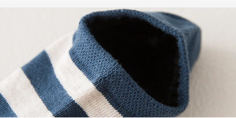 Популярные новые модные мужские невидимые деловые носки хлопковые полосатые простые спортивные дышащие спортивные носки в Корейском стиле