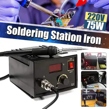 

110V-220V SMD Soldering Station Iron LCD Display Desoldering Rework Solder Soldering Iron Welding Repair Tools