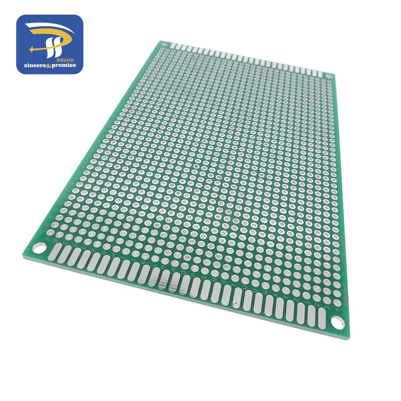 1 шт. 8x12 см Прототип PCB 2 слоя 8*12 см панель универсальной платы двойная сторона 2,54 мм